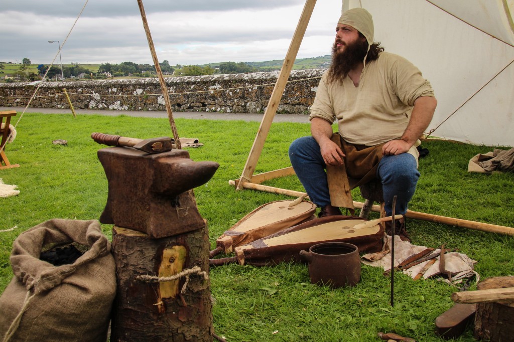 Loughrea Medieval Festival: Craftspeople and demonstrators such as this blacksmith drew the community in as they recall ancient traditions.