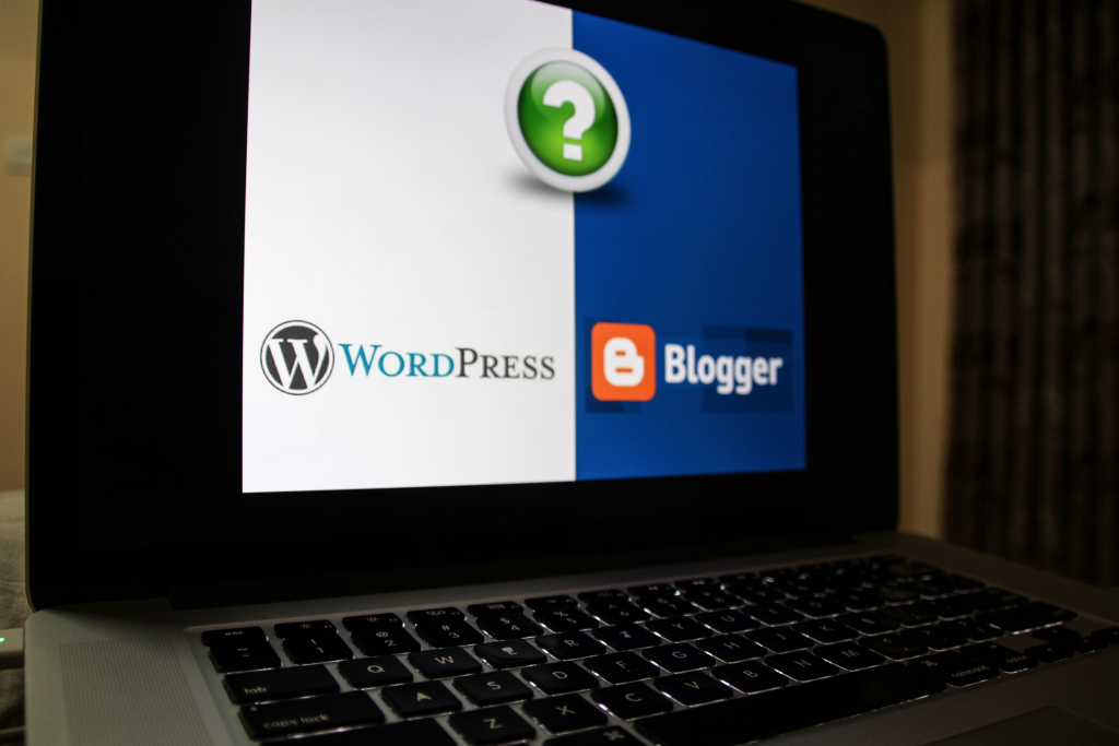 Wordpress and Blogger are the two leading blog platforms. Photo by Victoria Nechodomu