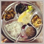 Dal Bhat is the main Nepali Dish. Photo by Victoria Nechodomu